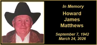 Memorial photo for Howard James Mathews