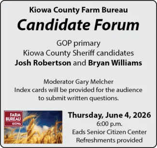 Advertisement for a political candidate forum