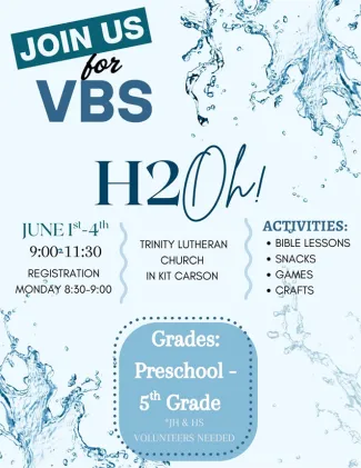 Advertisement for Vacation Bible School