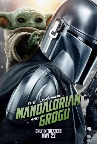 Movie poster for The Mandalorian and Grogu