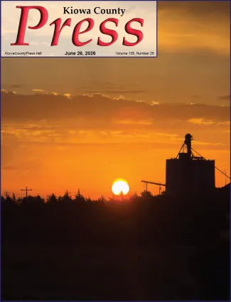 Photo of the week from the June 26, 2026, edition of the Kiowa County Press in Eads, Colorado - Sunrise marking the solstice and start of summer - along with days beginning to grow shorter. - Chris Sorensen.