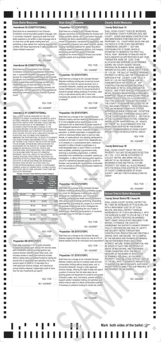 Sample ballot for the November 3, 2026, general election, precinct 4354731004, ballot style 004-2, back