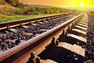 PROMO 64 Transportation - Rail Roadroad Track Line Sun - iStock - tycoon751 - 491070078 PROMO 64 Transportation - Rail Roadroad Track Line Sun - iStock - tycoon751 - 491070078