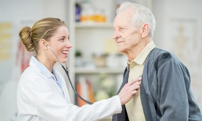 PICT Person receive medical examination from a healthcare worker - Family Features