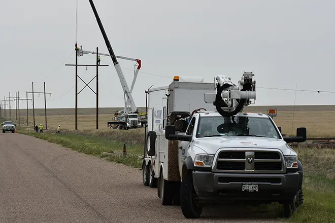 2018-07-28 PICT Power Line Repair SECOM Truck - Chris Sorensen