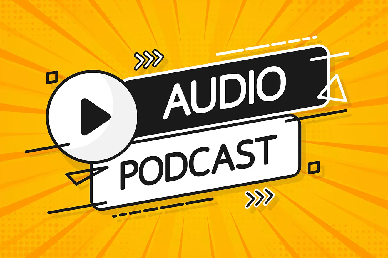 PROMO 64 Media - Audio Podcast Vector EPS- iStock VectorUp - 1383559857