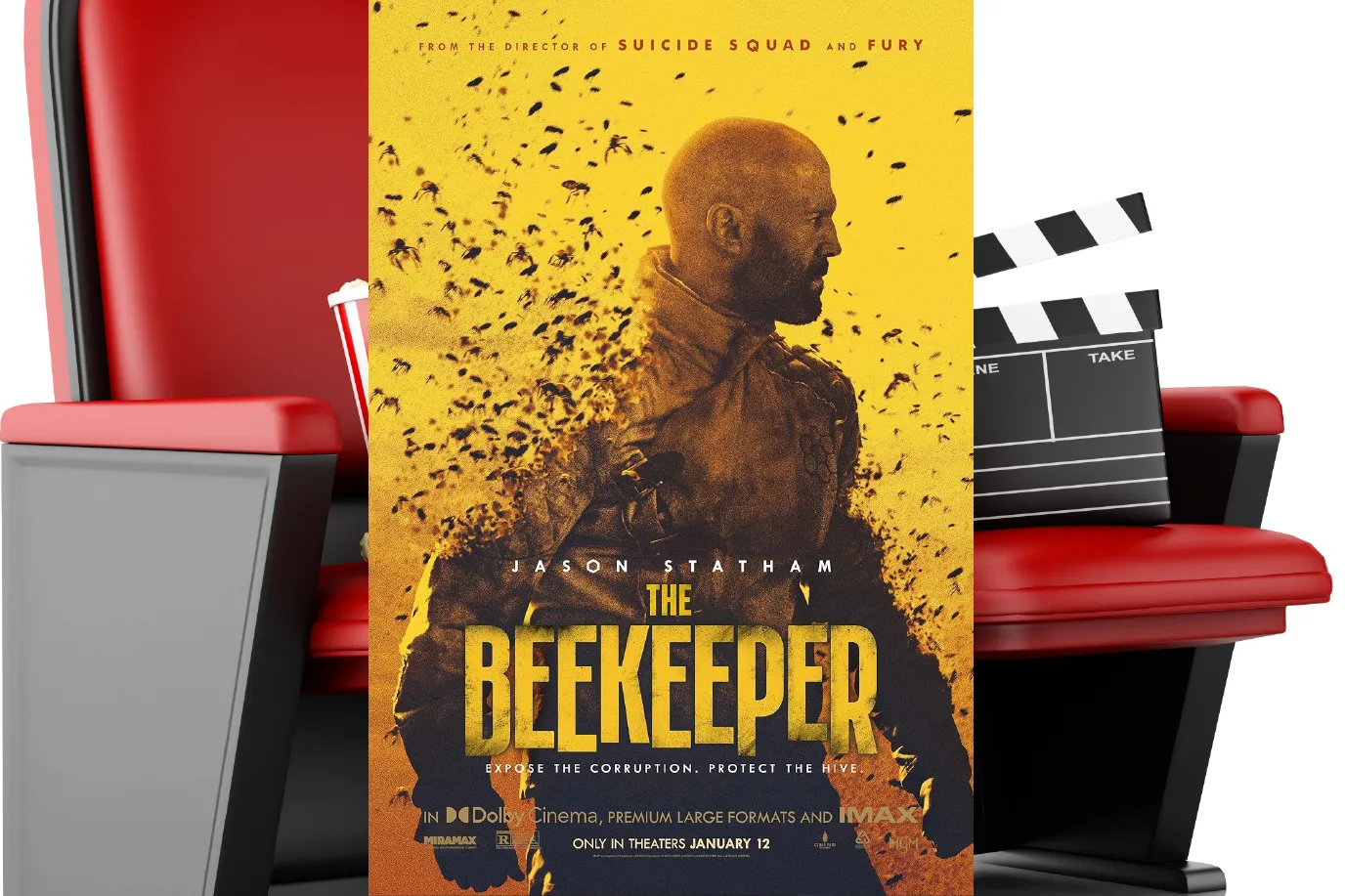Movie poster for The Beekeeper
