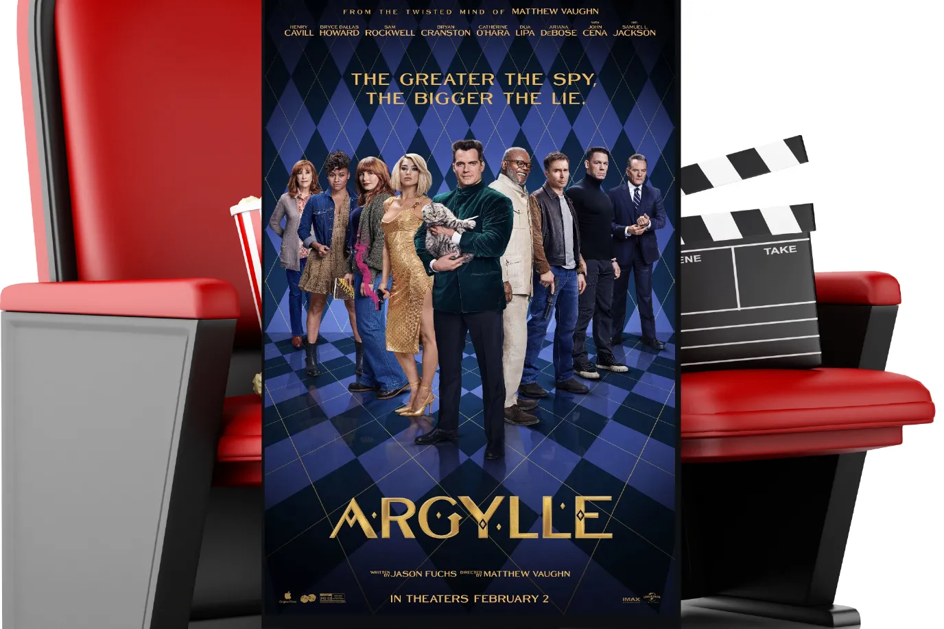 Movie poster for Argylle