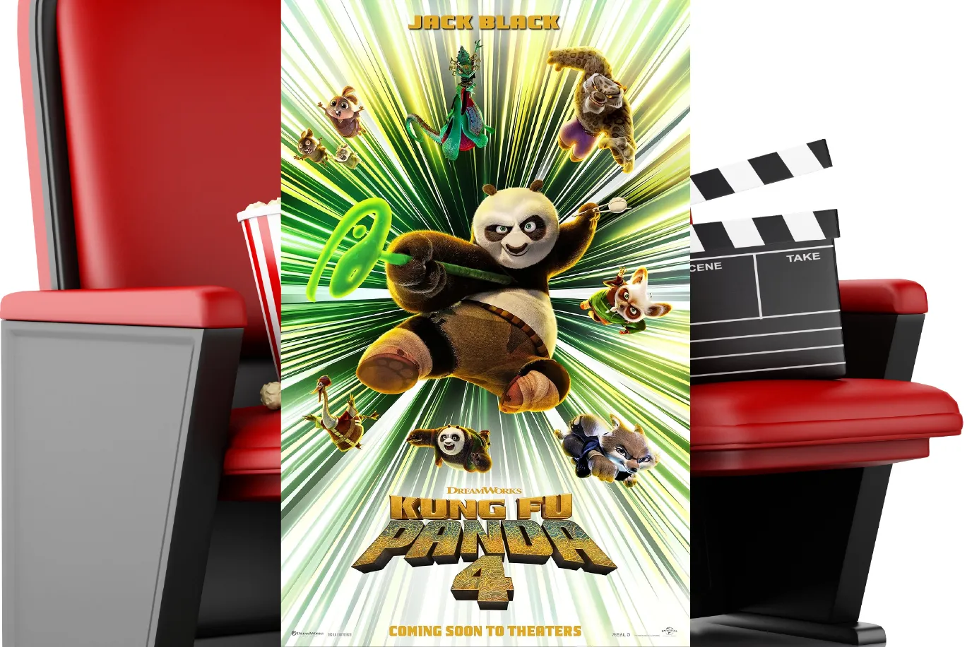 Movie poster for Kung Fu Panda 4