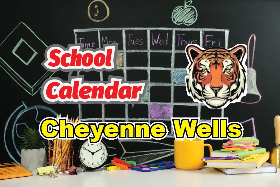 Concept art for the Cheyenne Wells School Calendar