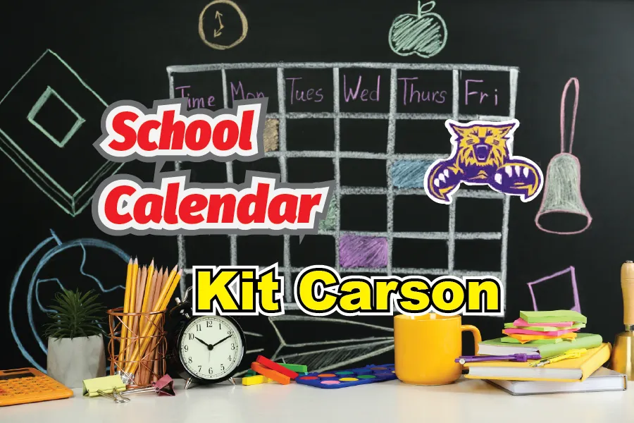 Concept art for the Kit Carson School Calendar