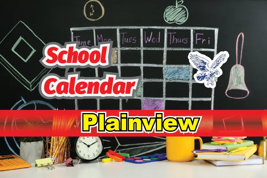 Concept art for the Plainview School Calendar