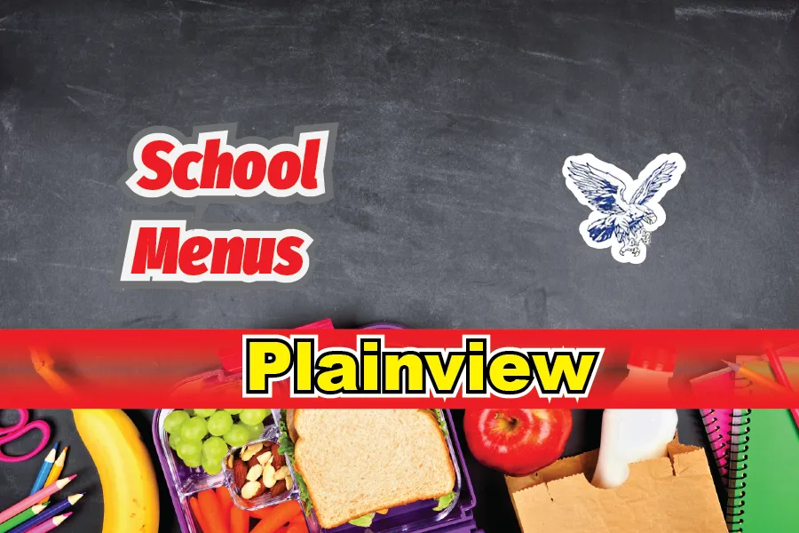 Concept art for the Plainview School Menus