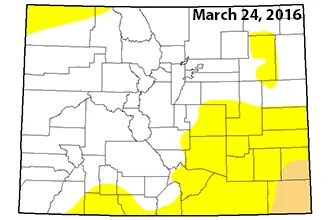 Colorado Drought Map