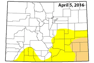 Colorado Drought Map