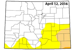 Colorado Drought Map