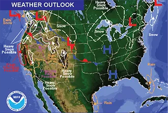 Weather Outlook - January 8, 2017