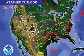 Weather Outlook - January 15, 2017