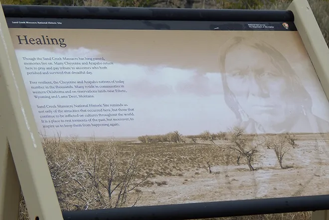 PICT - Sand Creek Healing Sign