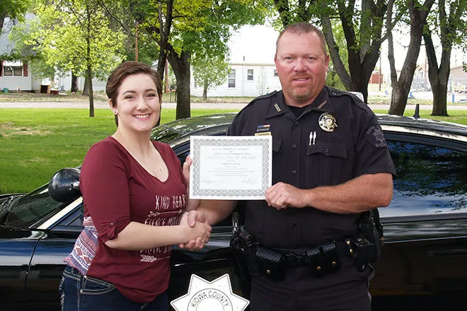 PICT Madison Kelley KC Sheriff Scholarship