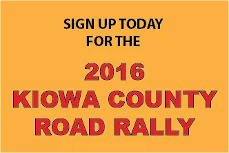 2016 Kiowa County Road Rally