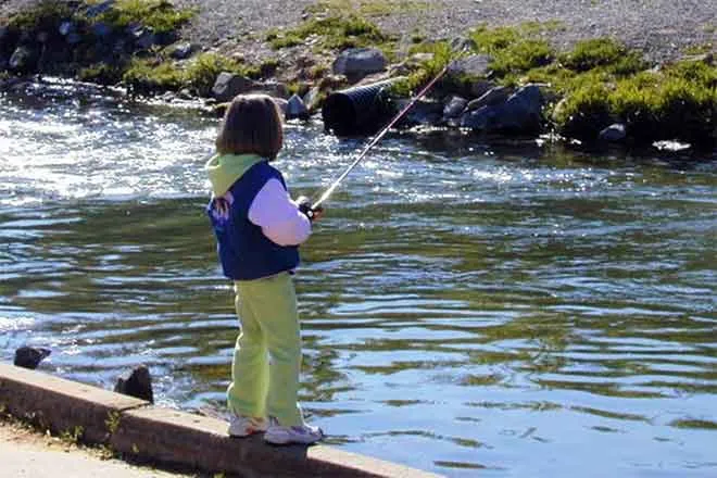 PROMO Outdoors - Child Fishing Stream - Wikimedia