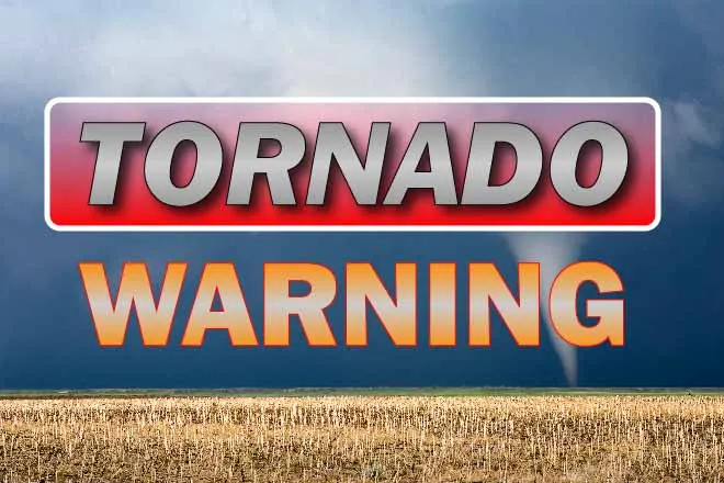 PROMO Graphic - Weather Tornado WARNING - Chris Sorensen