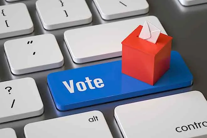 PROMO Politics - Election Vote Ballot Keyboard - iStock - abluecup