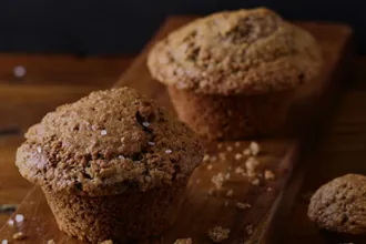 Oat Bran Muffins - USDA Two oat bran muffins
