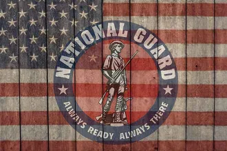 PROMO Military - National Guard Logo US Flag American - iStock - Phil Feyerabend